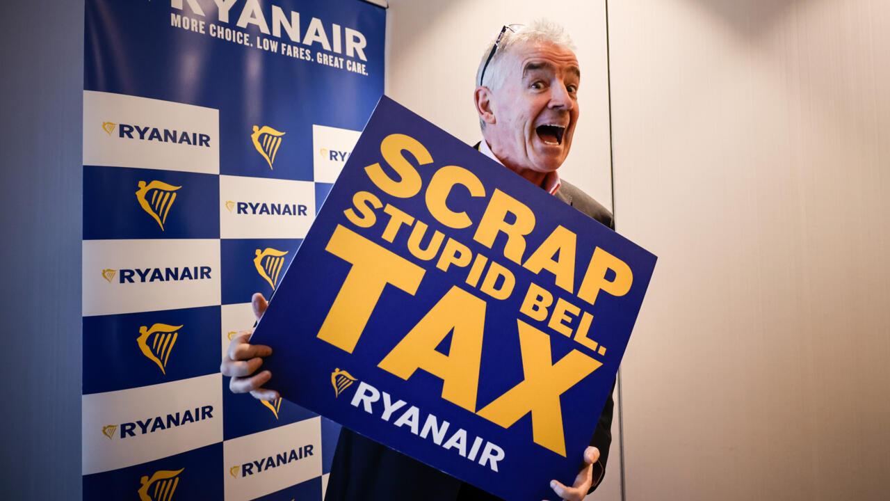 Ryanair hits out at 'stupid' Belgium over aviation taxes